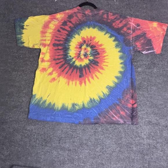 Weekend Warrior Shirt Mens XL Tie Dye Racing Graphic Number 8 Checkered Flag Tee - Picture 2 of 14